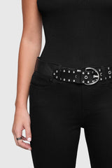 Studded Grommet Belt