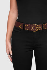 Studded Grommet Belt