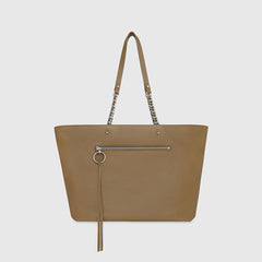 Top Zip Chain Tote