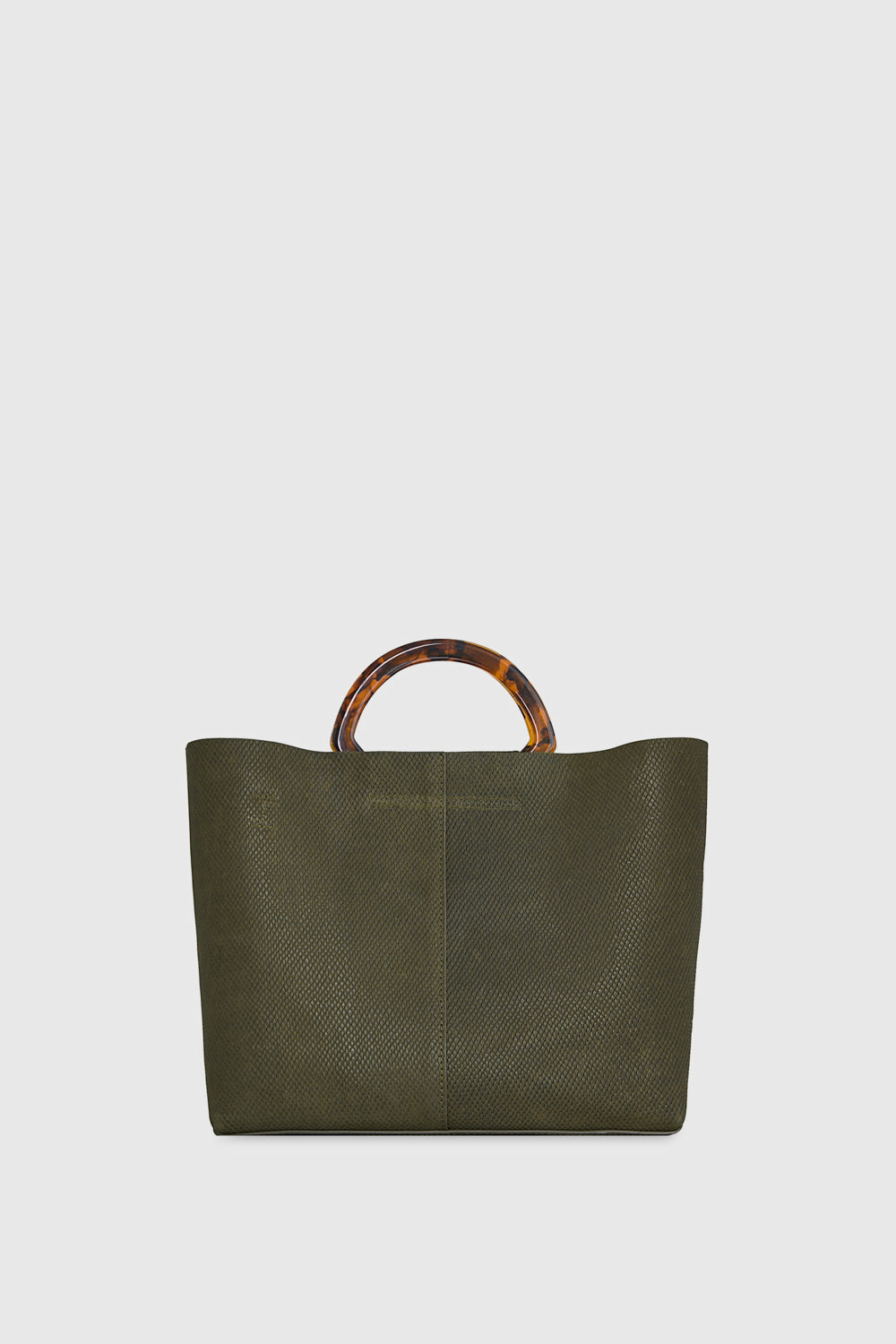 Square Tote With Resin Handle