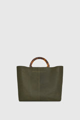 Square Tote With Resin Handle