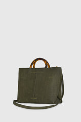 Square Tote With Resin Handle
