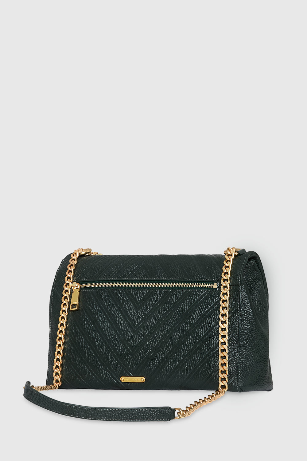 Edie Embossed Large Shoulder Bag