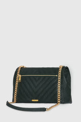 Edie Embossed Large Shoulder Bag