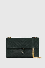 Edie Embossed Large Shoulder Bag