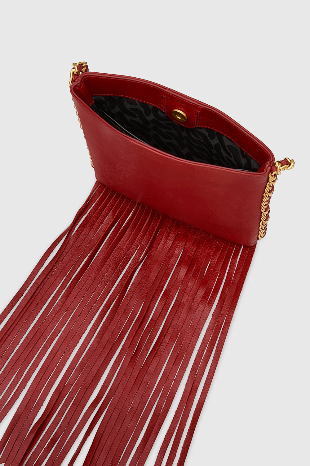 Carly North South Fringe Crossbody