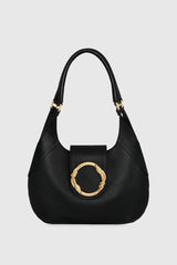 Snake Ring Crescent Shoulder Bag