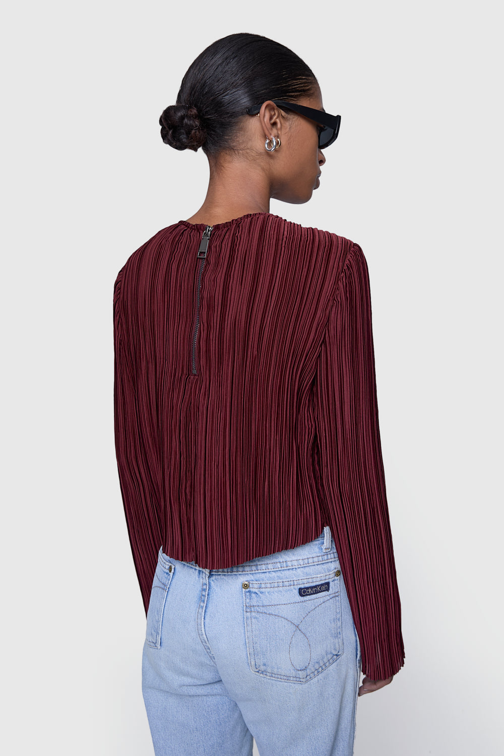 Calista Pleated Top