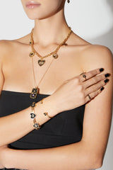 Evil Eye Heart Bracelet
