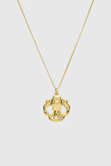 Aquarius Zodiac Medallion Necklace