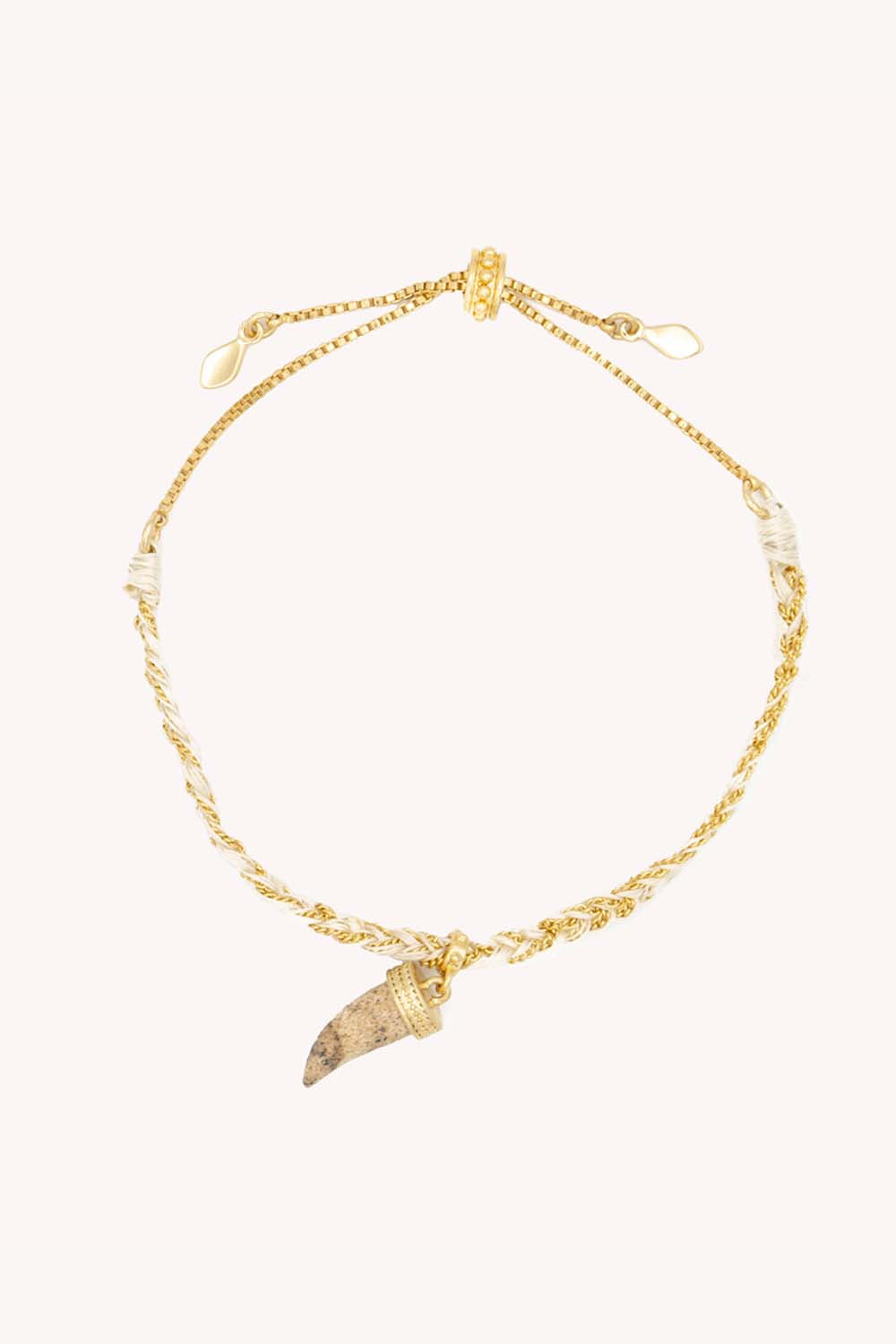 Shark Tooth Slider Bracelet