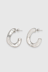 Textured Link Earring